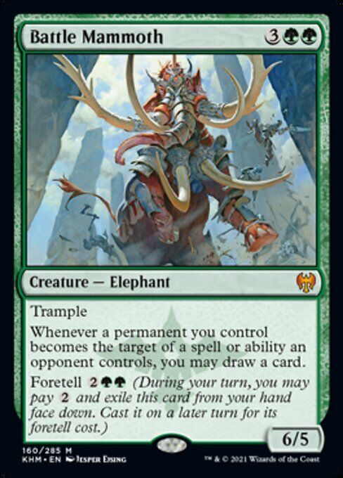 Battle Mammoth ~ Kaldheim [ Excellent ] [ Magic MTG ] - London Magic Traders Limited