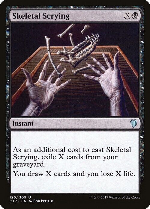 Skeletal Scrying ~ Commander 2017 [ NearMint ] [ Magic MTG ] - London Magic Traders Limited