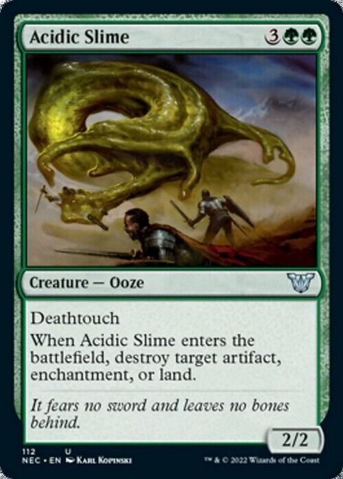 Acidic Slime ~ Commander: Kamigawa: Neon Dynasty [ NearMint ] [ MTG ] - London Magic Traders Limited