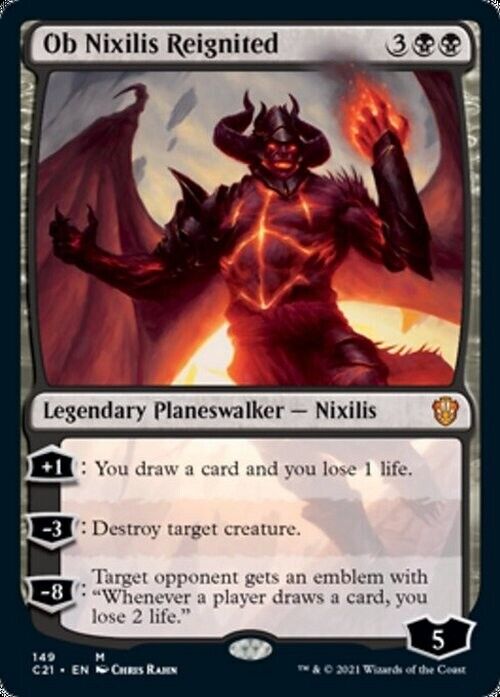 Ob Nixilis Reignited ~ Commander: Strixhaven [ NearMint ] [ Magic MTG ] - London Magic Traders Limited
