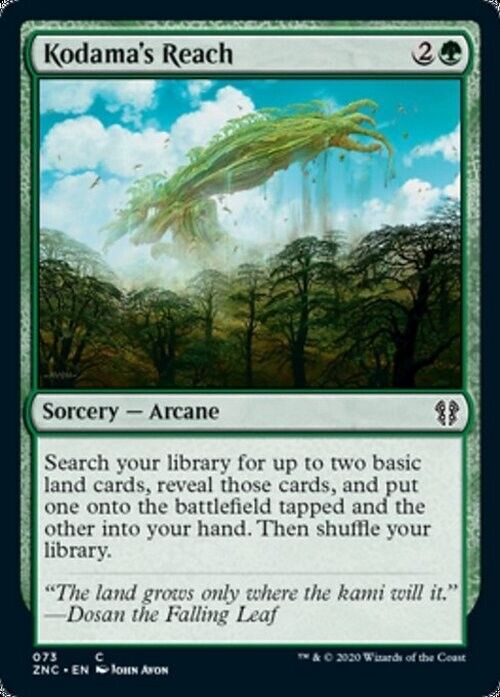 Kodama's Reach ~ Commander: Zendikar Rising [ NearMint ] [ Magic MTG ] - London Magic Traders Limited