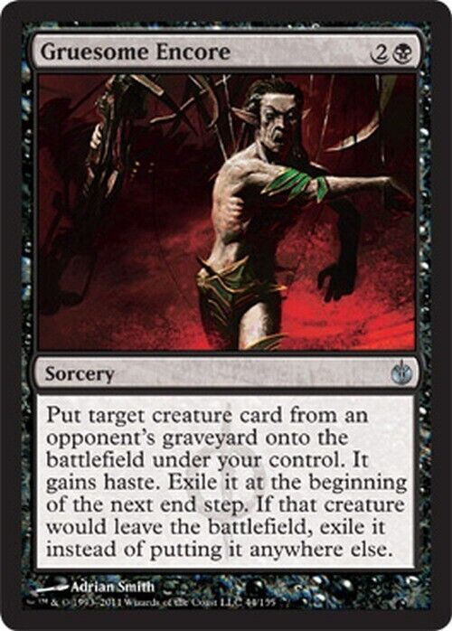 Gruesome Encore ~ Mirrodin Besieged [ Excellent ] [ Magic MTG ] - London Magic Traders Limited
