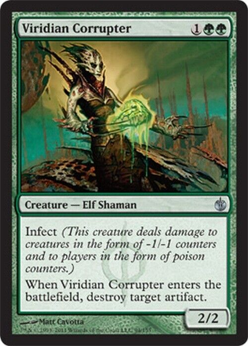 Viridian Corrupter ~ Mirrodin Besieged [ Excellent ] [ Magic MTG ] - London Magic Traders Limited
