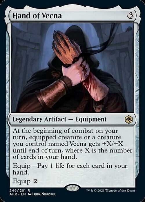 Hand of Vecna ~ Adventures in the Forgotten Realms [ NearMint ] [ MTG ] - London Magic Traders Limited