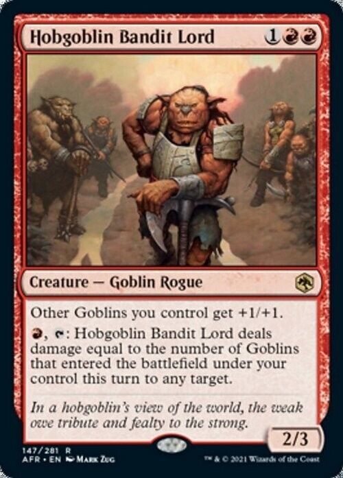 Hobgoblin Bandit Lord ~ Adventures in the Forgotten Realms [ NearMint ] [ MTG ]