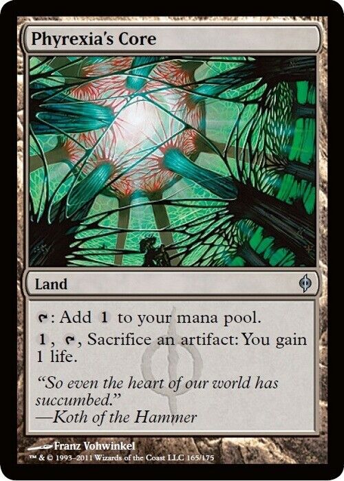 Phyrexia's Core ~ New Phyrexia [ Excellent ] [ Magic MTG ] - London Magic Traders Limited