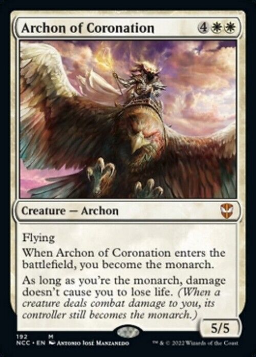 Archon of Coronation ~ Commander: Streets of New Capenna [ NearMint ] [ MTG ]