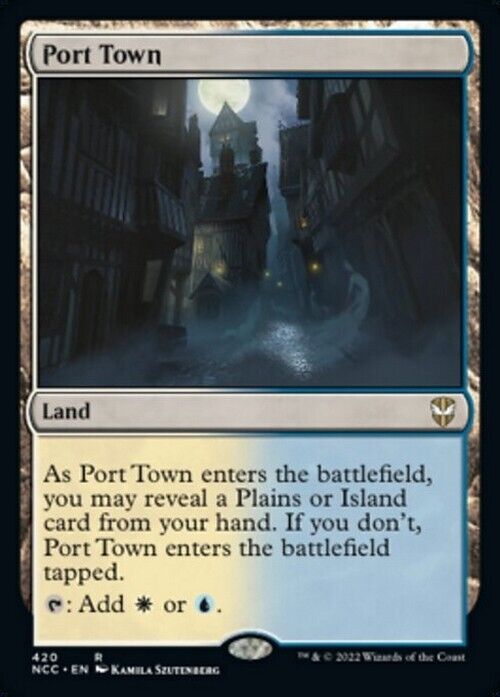 Port Town ~ Commander: Streets of New Capenna [ NearMint ] [ MTG ] - London Magic Traders Limited