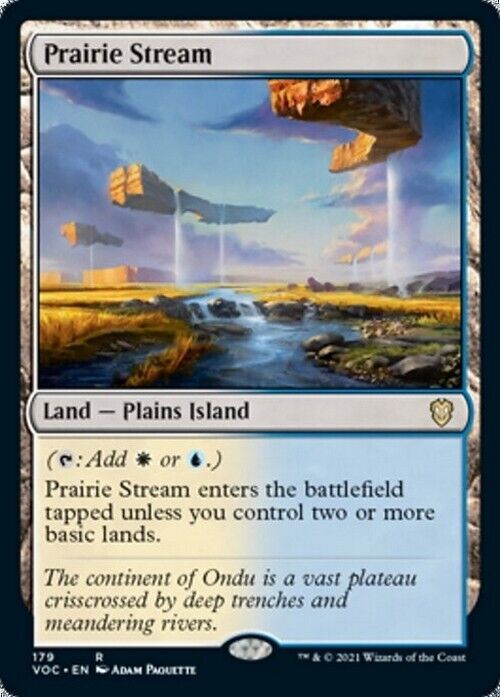 Prairie Stream ~ Commander: Crimson Vow [ NearMint ] [ MTG ] - London Magic Traders Limited