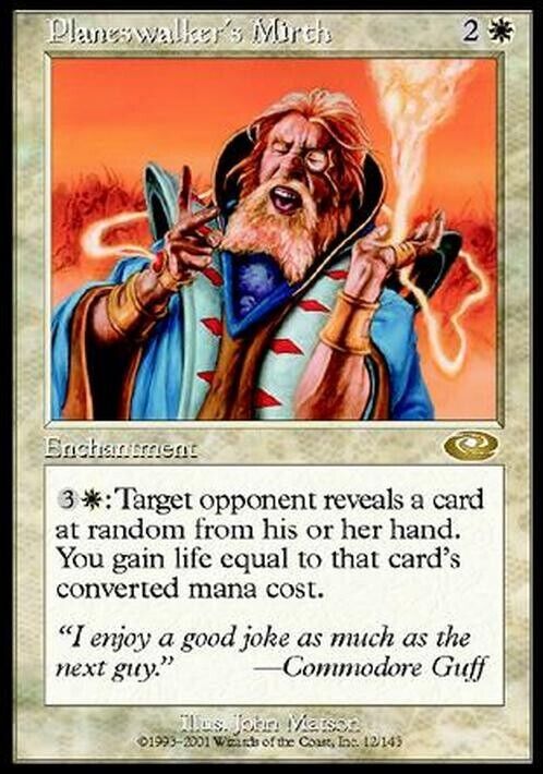 Planeswalker's Mirth ~ Planeshift [ Excellent ] [ Magic MTG ] - London Magic Traders Limited