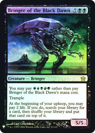 FOIL Bringer of the Black Dawn ~ Mystery Booster [ NearMint ] [ Magic MTG ] - London Magic Traders Limited