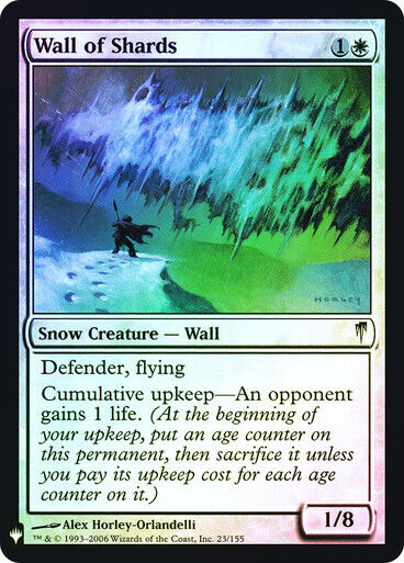 FOIL Wall of Shards ~ Mystery Booster [ Excellent ] [ Magic MTG ] - London Magic Traders Limited