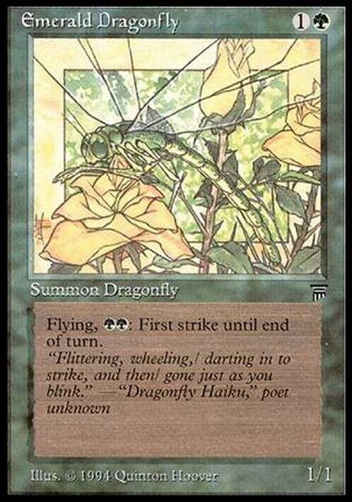 Emerald Dragonfly ~ Legends [ Excellent ] [ Magic MTG ] - London Magic Traders Limited