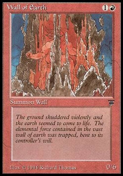 Wall of Earth ~ Legends [ Excellent ] [ Magic MTG ] - London Magic Traders Limited