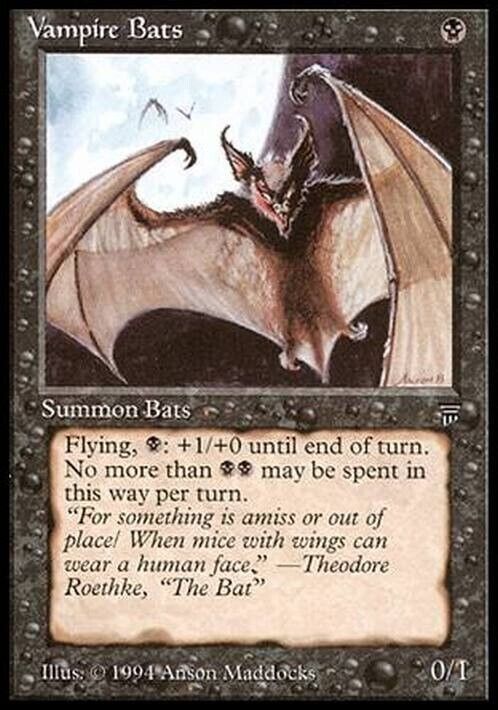 Vampire Bats ~ Legends [ Excellent ] [ Magic MTG ] - London Magic Traders Limited