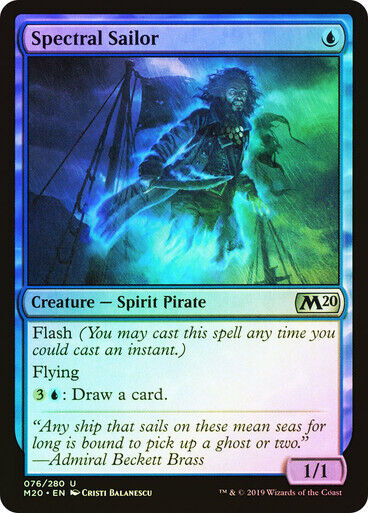 FOIL Spectral Sailor ~ Core 2020 [ NearMint ] [ Magic MTG ] - London Magic Traders Limited