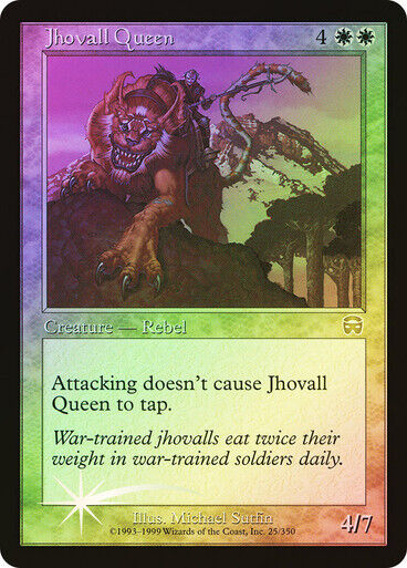 FOIL Jhovall Queen ~ Mercadian Masques [ MODERATELY PLAYED ] [ MTG ]