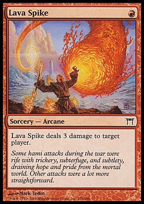 Lava Spike ~ Champions of Kamigawa [ Excellent ] [ Magic MTG ] - London Magic Traders Limited