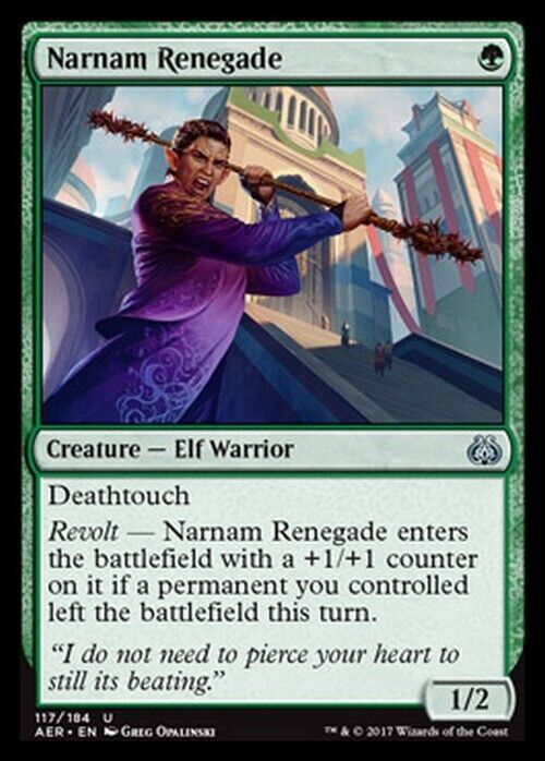 Narnam Renegade ~ Aether Revolt [ Excellent ] [ Magic MTG ] - London Magic Traders Limited