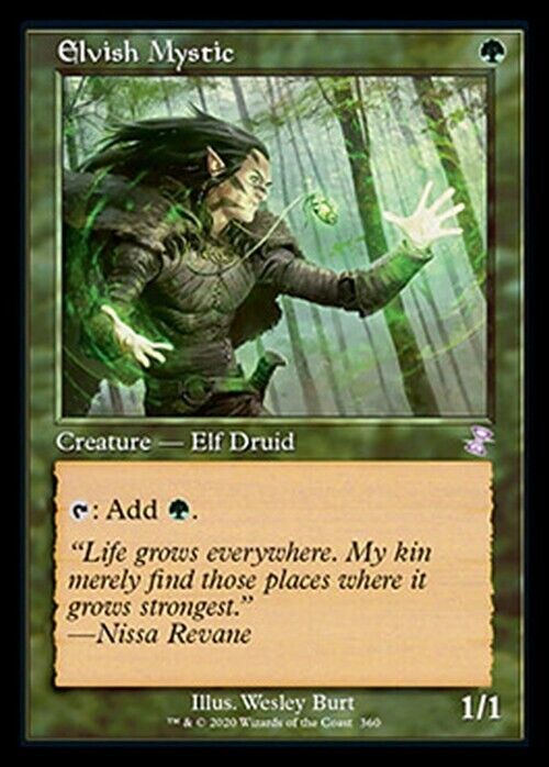 Elvish Mystic ~ Time Spiral Remastered [ NearMint ] [ Magic MTG ] - London Magic Traders Limited