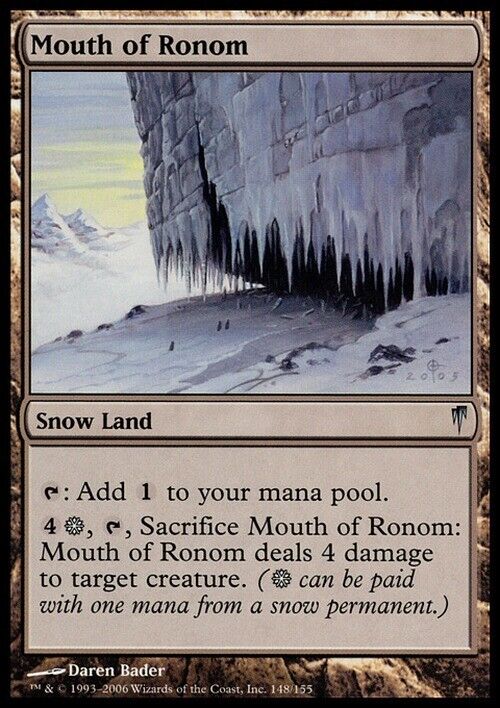 Mouth of Ronom ~ Coldsnap [ Excellent ] [ Magic MTG ] - London Magic Traders Limited
