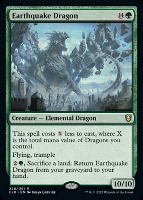 Earthquake Dragon ~ Commander Legends 2: Baldur's Gate [ EX ] [ Magic MTG ] - London Magic Traders Limited