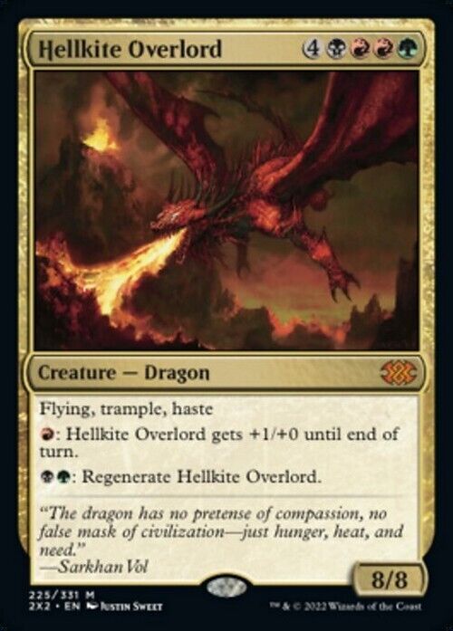 Hellkite Overlord ~ Double Masters 2022 [ NearMint ] [ Magic MTG ]