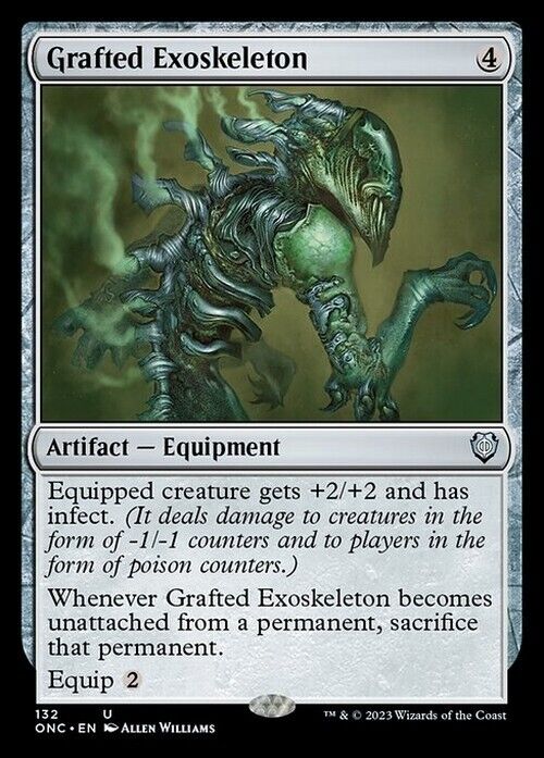 Grafted Exoskeleton ~ Commander: Phyrexia: All Will Be One [ NM ] [ MTG ] - London Magic Traders Limited