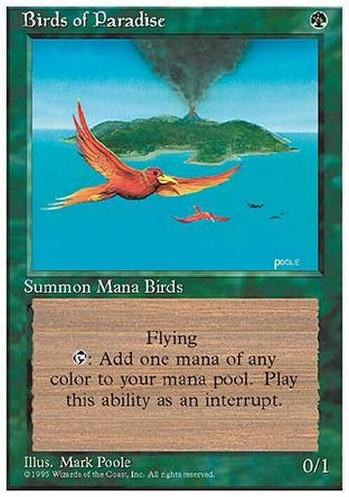 Birds of Paradise ~ Fourth Edition [ Excellent ] [ Magic MTG ]