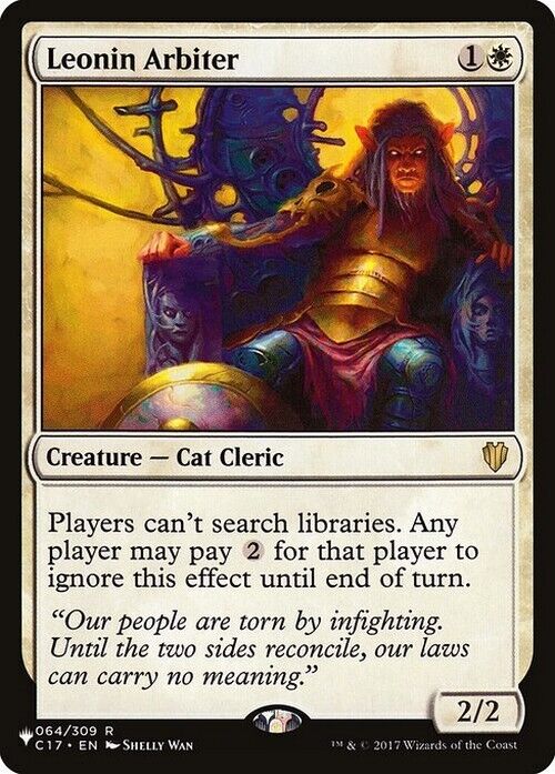 Leonin Arbiter ~ The List [ NearMint ] [ Magic MTG ] - London Magic Traders Limited