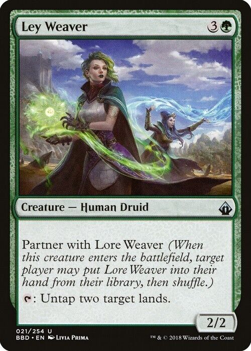 Ley Weaver ~ Battlebond [ Excellent ] [ Magic MTG ] - London Magic Traders Limited