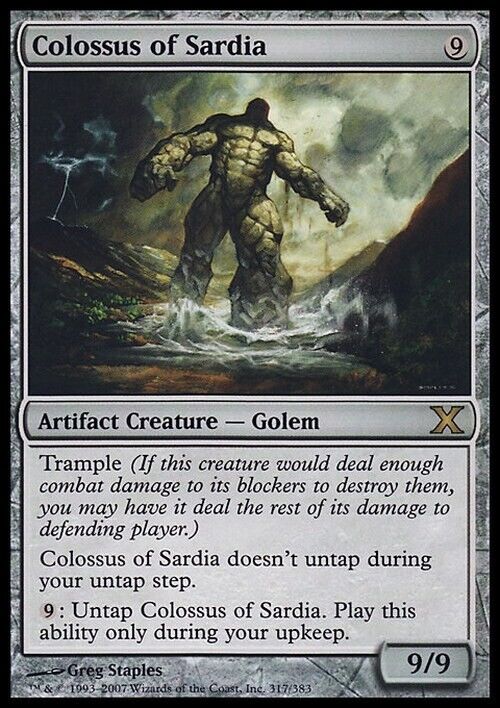 Colossus of Sardia ~ Tenth Edition [ Excellent ] [ Magic MTG ] - London Magic Traders Limited