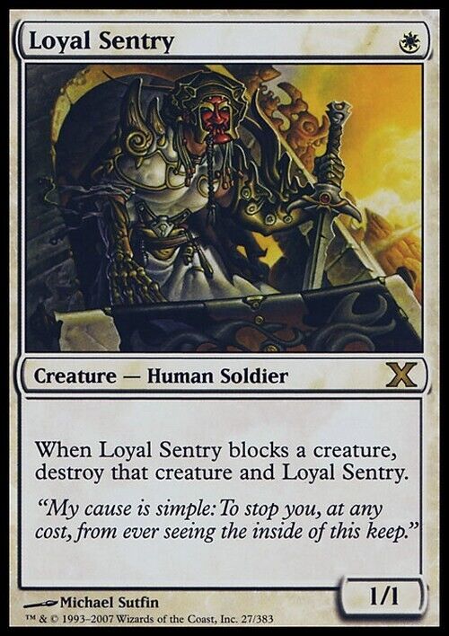 Loyal Sentry ~ Tenth Edition [ Excellent ] [ Magic MTG ] - London Magic Traders Limited