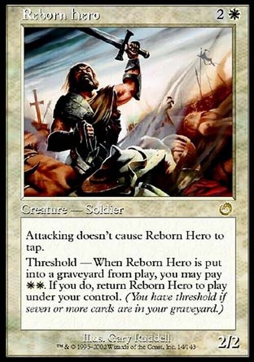 Reborn Hero ~ Torment [ Excellent ] [ Magic MTG ] - London Magic Traders Limited