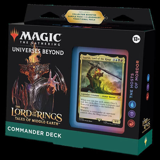 The Hosts of Mordor Deck ~ Commander: The Lord of the Rings ~ Magic MTG Sealed - London Magic Traders Limited