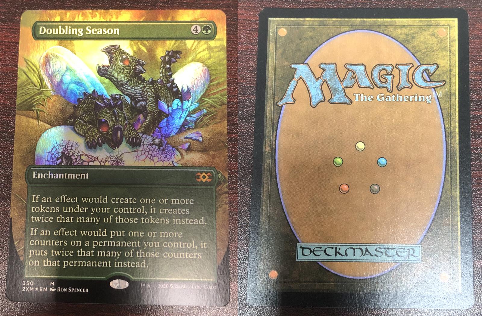 FOIL BORDERLESS Doubling Season ~ Double Masters [ MINT ] [ Magic MTG ] - London Magic Traders Limited