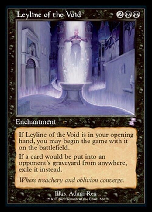 Leyline of the Void ~ Time Spiral Remastered [ NearMint ] [ Magic MTG ] - London Magic Traders Limited