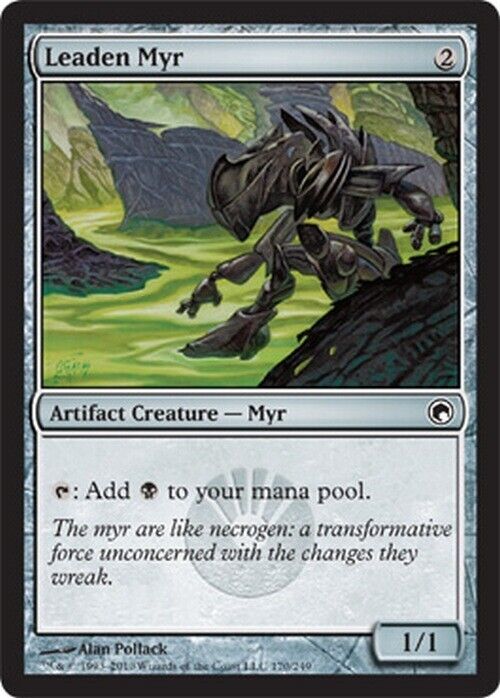 Leaden Myr ~ Scars of Mirrodin [ Excellent ] [ Magic MTG ] - London Magic Traders Limited