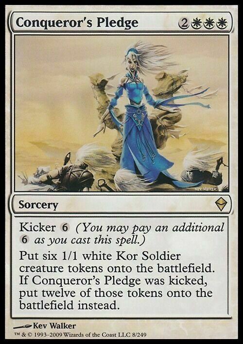 Conqueror's Pledge ~ Zendikar [ Excellent ] [ Magic MTG ] - London Magic Traders Limited