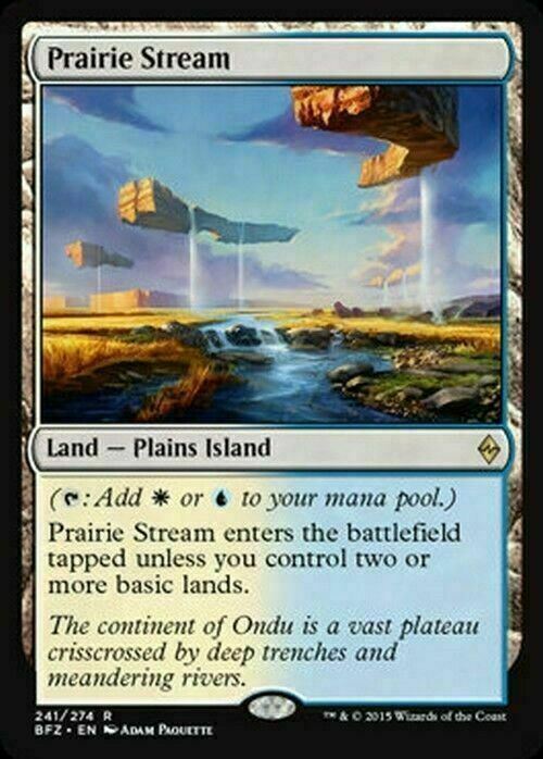 Prairie Stream ~ Battle for Zendikar [ Excellent ] [ Magic MTG ] - London Magic Traders Limited