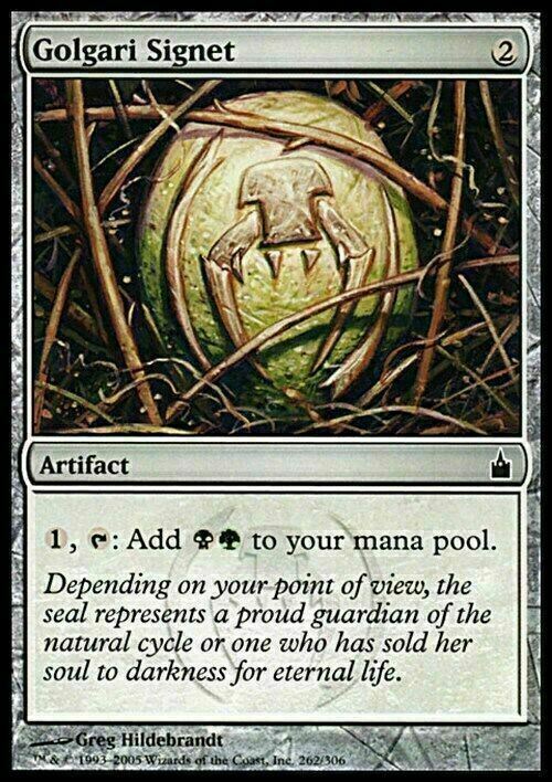 Golgari Signet ~ Ravnica: City of Guilds [ Excellent ] [ Magic MTG ] - London Magic Traders Limited