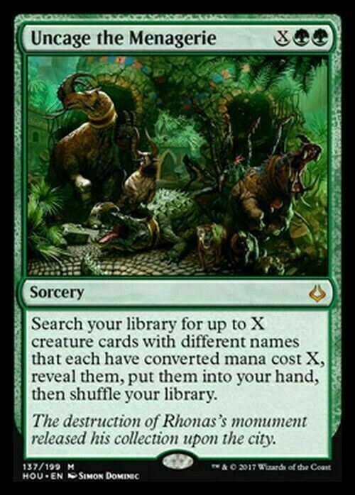 Uncage the Menagerie ~ Hour of Devastation [ Excellent+ ] [ Magic MTG ] - London Magic Traders Limited