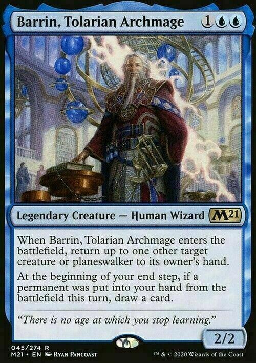 Barrin, Tolarian Archmage ~ Core 2021 [ NearMint ] [ Magic MTG ] - London Magic Traders Limited