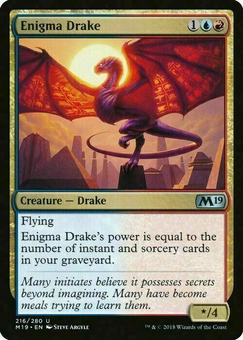 Enigma Drake ~ Core 2019 [ NearMint ] [ Magic MTG ] - London Magic Traders Limited