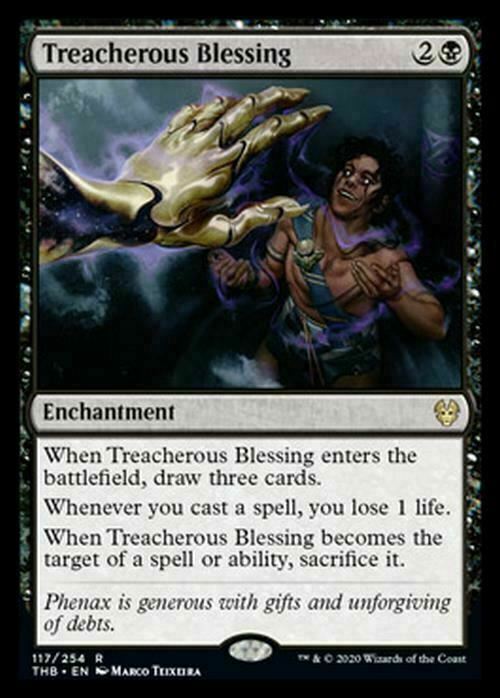 Treacherous Blessing ~ Theros Beyond Death [ NearMint ] [ Magic MTG ] - London Magic Traders Limited