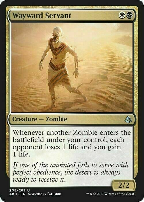 Wayward Servant ~ Amonkhet [ Excellent ] [ Magic MTG ] - London Magic Traders Limited