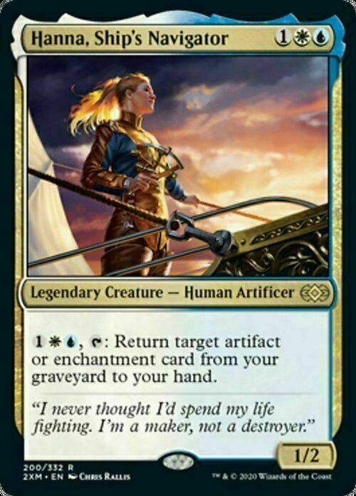 Hanna, Ship's Navigator ~ Double Masters [ NearMint ] [ Magic MTG ] - London Magic Traders Limited