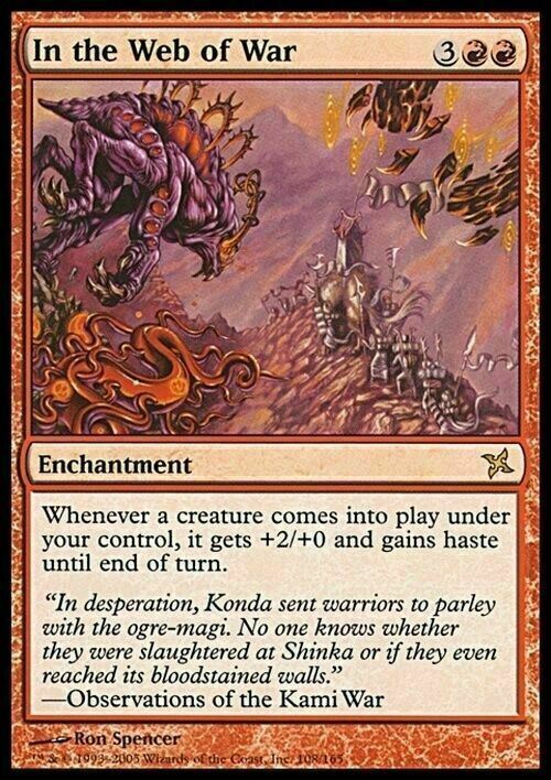 In the Web of War ~ Betrayers of Kamigawa [ Excellent+ ] [ Magic MTG ] - London Magic Traders Limited