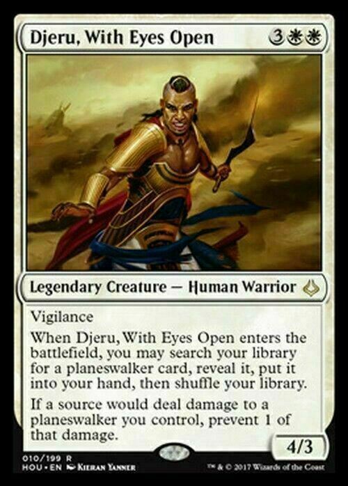 Djeru, With Eyes Open ~ Hour of Devastation [ Excellent ] [ Magic MTG ] - London Magic Traders Limited