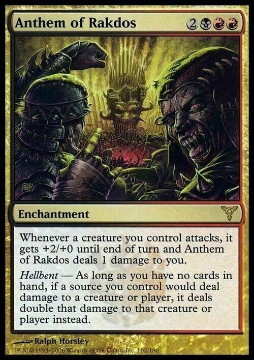 Anthem of Rakdos ~ Dissension [ Excellent+ ] [ Magic MTG ] - London Magic Traders Limited